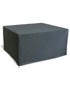 Ensemble de jardin Table Océane 8 personnes en résine tressée + housse anthracite