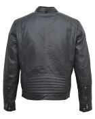 Veste en Cuir Lochlan marine