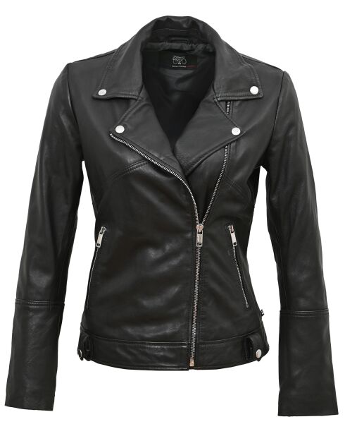 Veste en Cuir Perfecto Lolette noire