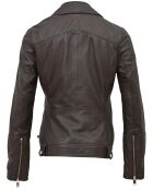 Veste en Cuir Perfecto Lolette marron