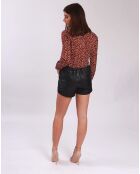 Short en Cuir Loly noir