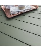 Miami ausziehbarer Gartentisch aus Aluminium khaki - 180/240x100x77 cm