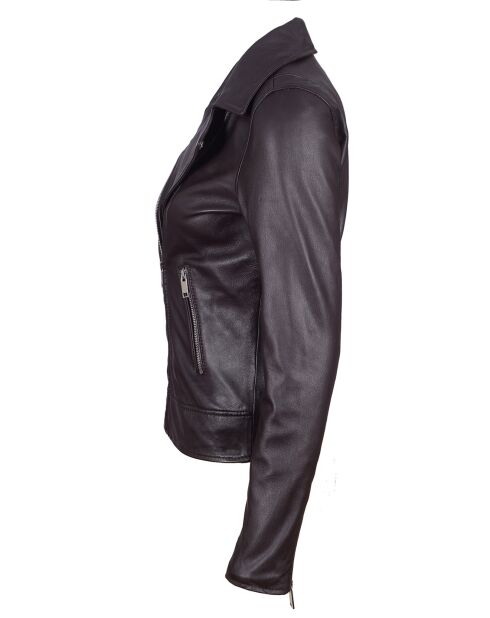 Veste en Cuir Perfecto Lacey marron