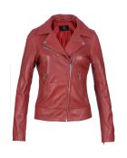 Veste en Cuir Perfecto Lacey rouge