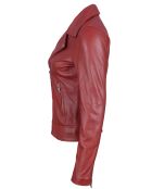Veste en Cuir Perfecto Lacey rouge