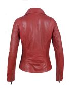 Veste en Cuir Perfecto Lacey rouge