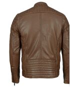 Veste en Cuir Lamar cognac