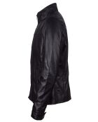 Veste en Cuir Laval noire