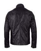 Veste en Cuir Laval noire
