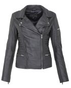 Veste en Cuir Perfecto Lark noire