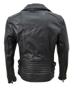 Veste en Cuir Perfecto Lucinda noire