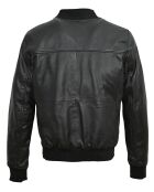 Blouson en Cuir Lyvas noir