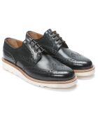 Derbies en Cuir Tom noir/blanc