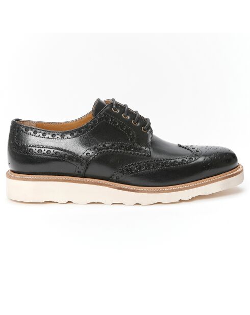 Derbies en Cuir Tom noir/blanc