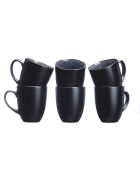 6 Mugs en Grès Iris bleu foncé - 40 cl