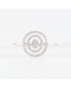 Anello Chios in oro bianco 0,20 ct con diamanti