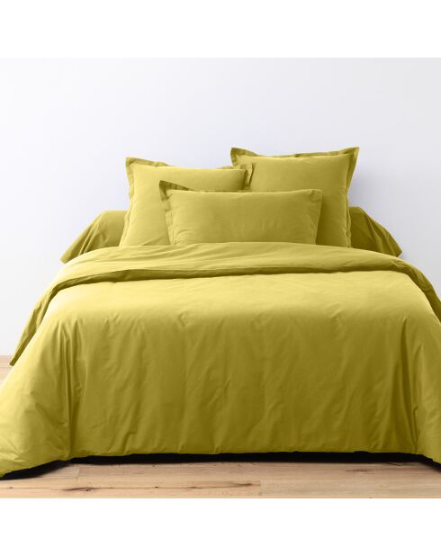 Einfarbiges Bettbezug-Set in Gold