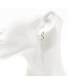 Boucles d'oreilles Diamants 0.12 ct or jaune
