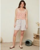 Short 100% Lin Armelle beige