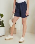 Short 100% Armelle Lin marine