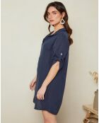 Robe 100% Lin Emy marine