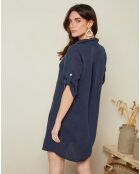 Robe 100% Lin Emy marine