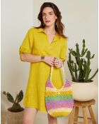 Robe 100% Lin Karina safran