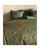 Parure Housse de couette Nava en Coton Bio verte - 240x220 cm