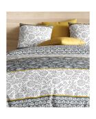 Parure housse de couette Vega grise