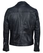 Veste en Cuir Haan noire