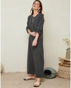 Robe 100% Lin Clara anthracite