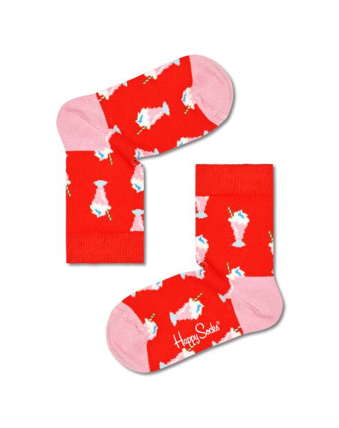 Coffret 2 Paires de Chaussettes Mini & Me Milkshake Soc multicolores