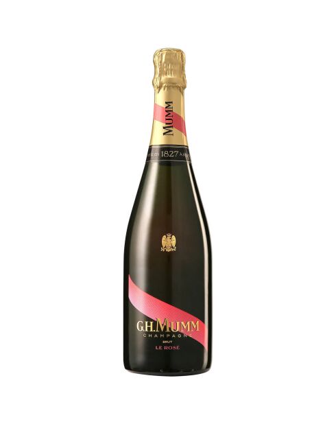 1 Champagne G.H. Mumm Rosé 75cl - Etiquette abîmée