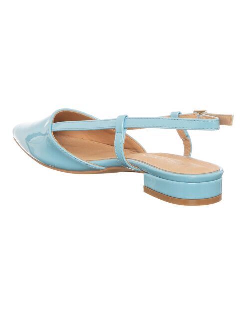 Slingbacks Vernice bleu ciel