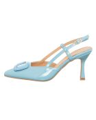 Slingbacks Izia bleu ciel - Talon 8 cm