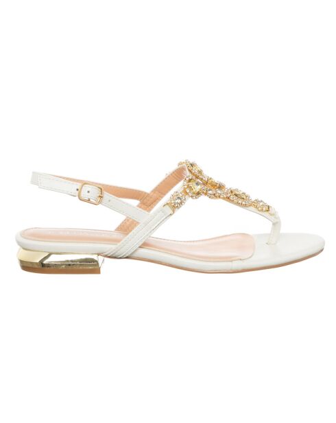 Sandalias Lamina blancas