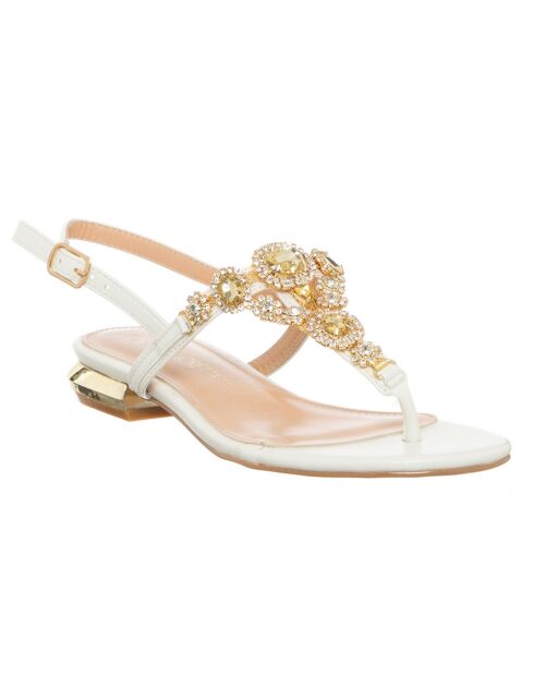 Sandalias Lamina blancas