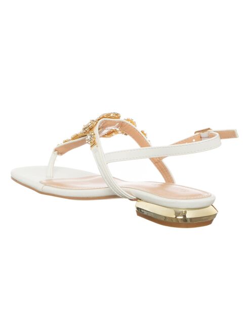 Sandalias Lamina blancas