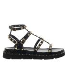 Schwarze Mado Sandalen