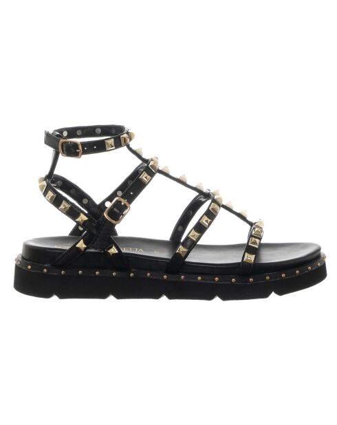 Schwarze Mado Sandalen