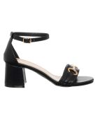 Sandales Issia noires - Talon 6 cm