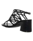 Sandales Igna noires - Talon 6 cm