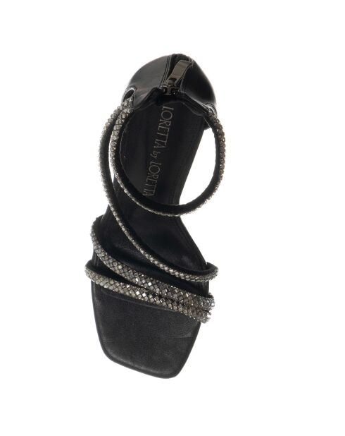 Zwarte sandalen van Suba - hak van 9 cm