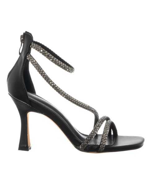 Zwarte sandalen van Suba - hak van 9 cm