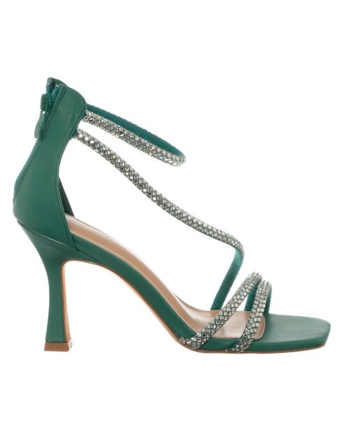 Sandales Suba vertes - Talon 9 cm