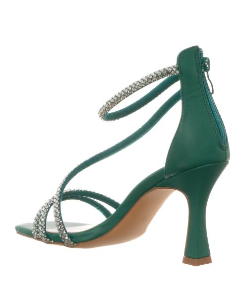Sandales Suba vertes - Talon 9 cm