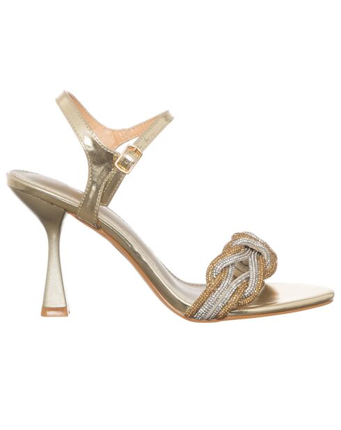 Sandalen Aya in Platin/Silber