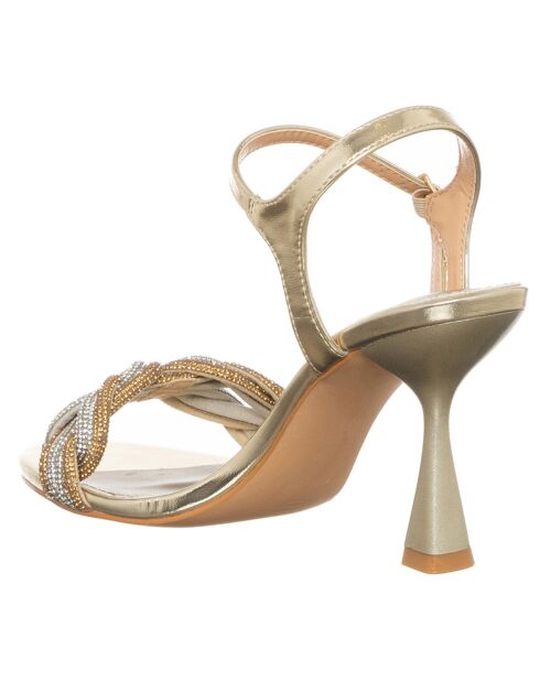 Sandalen Aya in Platin/Silber