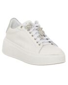 Sneakers en Cuir Gala blanc/argenté