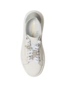 Sneakers en Cuir Gala blanc/argenté